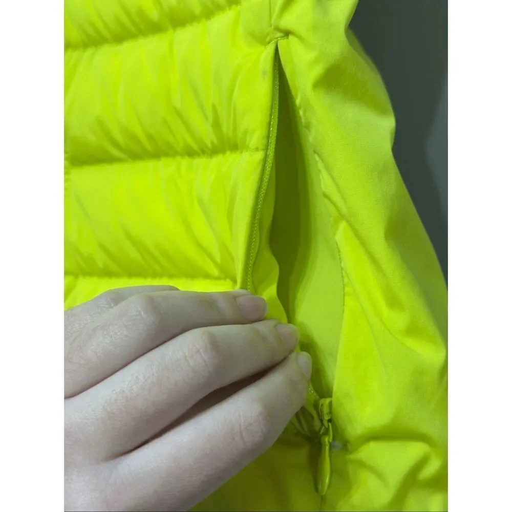 Lululemon Fluffed Up Goose Down Neon Puffer Vest Women's Size 4US